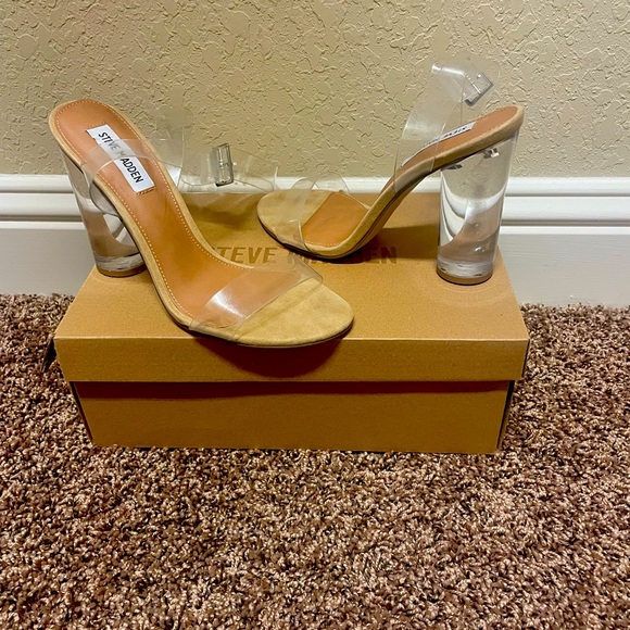 Clearer Clear strap Steve Madden heels - Picture 2 of 2